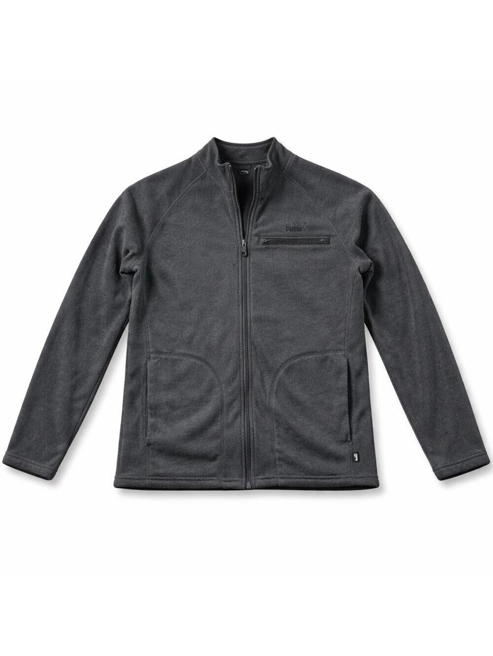 Puma Men’s Gray Full Zip Fleece Jacket Size Large